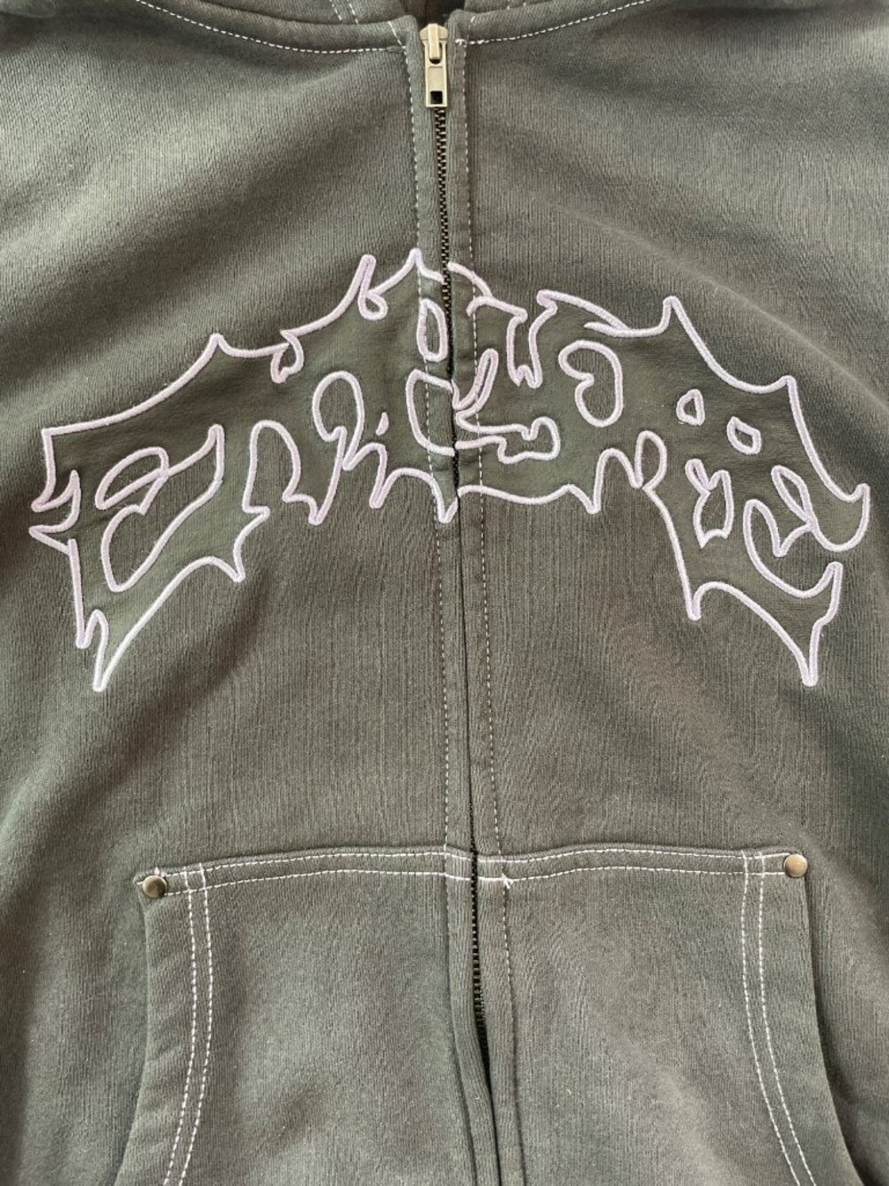 Empyre Willow Workwear Black Zip Hoodie Front Pocket Women's Size S MSRP$80 NWT - Picture 2 of 8